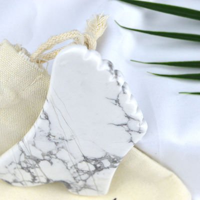 Εξοπλισμός μασάζ υγείας σώματος 2024 Howlite Gua Sha Scraping Board για εργαλείο ομορφιάς