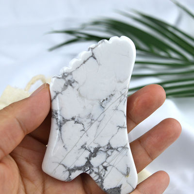 Εξοπλισμός μασάζ υγείας σώματος 2024 Howlite Gua Sha Scraping Board για εργαλείο ομορφιάς