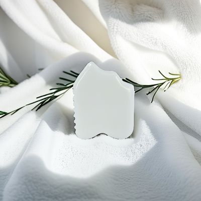 Λευκό Jade Πρόσωπο Guasha Νέα δέρμα φυσική χειροποίητη θεραπευτική Jade πέτρα Gua Sha ξύρισμα εργαλεία μασάζ για προσαρμοσμένο λογότυπο