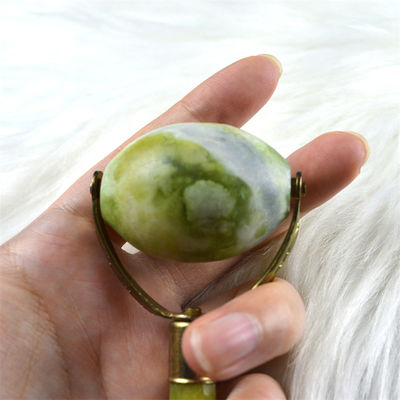 Xiuyan Jade Φροντίδα δέρματος Jade πέτρα προσώπου θεραπεία ματιών δέρματος Tightening σπα απομάκρυνση ρυτίδων Μασάζ Face Roller με λαβή λουλουδιών