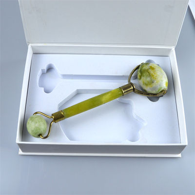 Xiuyan Jade Φροντίδα δέρματος Jade πέτρα προσώπου θεραπεία ματιών δέρματος Tightening σπα απομάκρυνση ρυτίδων Μασάζ Face Roller με λαβή λουλουδιών