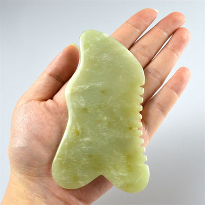 2024 Φυσικό Xiuyan Jade Gua Sha Scraping Board για Μασάζ Σώματος και Προσώπου Πράσινο Μέσο Μασάζ
