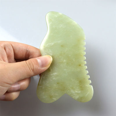 2024 Φυσικό Xiuyan Jade Gua Sha Scraping Board για Μασάζ Σώματος και Προσώπου Πράσινο Μέσο Μασάζ