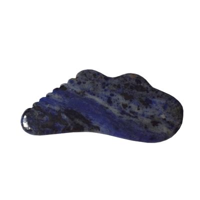 2024 Blue Sodalite Stone Gua Sha Scraping Massager άνετο εργαλείο μασάζ για την αφαίρεση ρυτίδων στο πρόσωπο και την ομορφιά του δέρματος