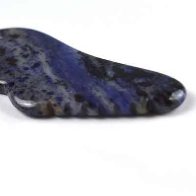 2024 Blue Sodalite Stone Gua Sha Scraping Massager άνετο εργαλείο μασάζ για την αφαίρεση ρυτίδων στο πρόσωπο και την ομορφιά του δέρματος