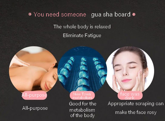 Εργαλείο μασάζ προσώπου 103g Κεραμικό Gua Sha Board για ξύσιμο ολόκληρου του σώματος στην υγειονομική περίθαλψη 2024