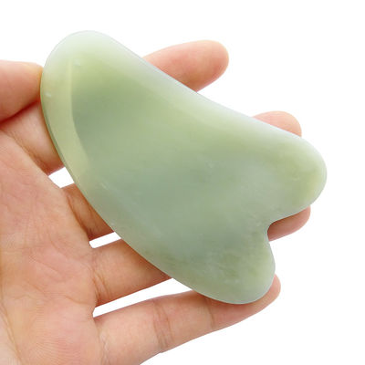 Xiuyan Jade Guasha Board για το πρόσωπο και το σώμα Φροντίδα της επιδερμίδας Σχήμα καρδιάς Gua Sha Μέσο μασάζ για την ανακούφιση των μυϊκών εντάσεων