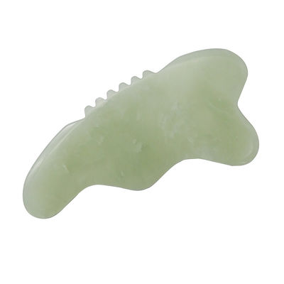 Xiuyan Jade Gua Sha Μέσο μασάζ για το πρόσωπο Σκουπτούρα Μασάζ σώματος Προωθεί την κυκλοφορία του αίματος και μειώνει την ένταση Εύκολο να κρατήσει