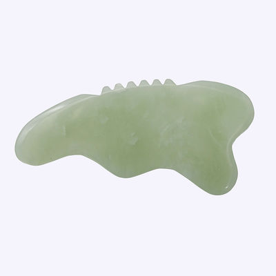 Xiuyan Jade Gua Sha Μέσο μασάζ για το πρόσωπο Σκουπτούρα Μασάζ σώματος Προωθεί την κυκλοφορία του αίματος και μειώνει την ένταση Εύκολο να κρατήσει