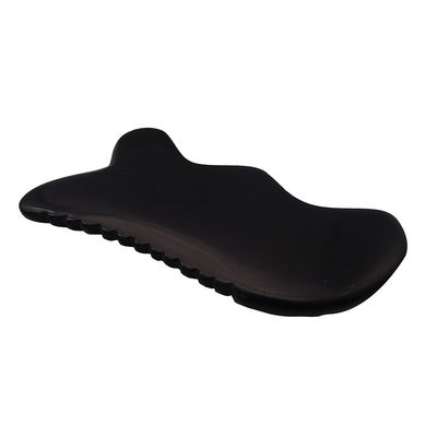Εργαλείο μασάζ Gua Sha Φυσικό μαύρο Bian Stone Guasha Εργαλείο για μασάζ ποδιών λαιμό πίσω πρόσωπο
