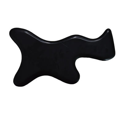 Μαύρη πέτρα Bian Gua Sha Scraping πλακέτα μασάζ για πλήρη σωματική λεμφική αποστράγγιση και ανακούφιση από τον πόνο