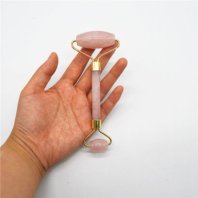 Μασάζ προσώπου και φροντίδα του δέρματος Rose Quartz Gua Sha Set με μήκος 90mm