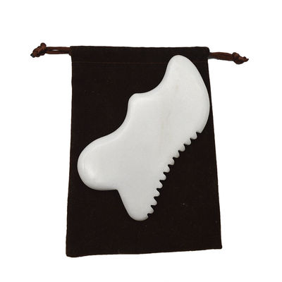 Προσαρμοσμένο Gua Sha Stone Board Μασάζ Guasha Scarping Μασάζ σώματος Λευκό Jade Scarping Πρόσωπο και εργαλεία σώματος