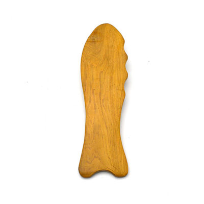 140*45mm ξύλινο εργαλείο Gua Sha σε σχήμα ψαριού ιδανικό για μασάζ και αποτοξίνωση