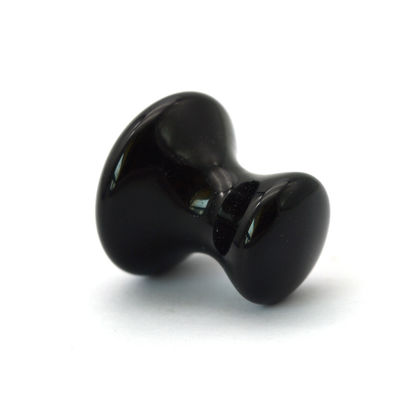 Πλαστικό κιτ μασάζ από φυσικό νεφρίτη με σχήμα μανιταριού, πράσινη αβεντουρίνη και μαύρες οψιδιανές πέτρες για γκουάσα