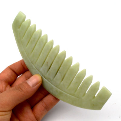 Μασάζ προσώπου 2019 Gua Sha Xiuyan Jade Scraping Massage Comb με μαλλιά για να ρυθμίσει τη λειτουργία ρυθμίζει το σώμα