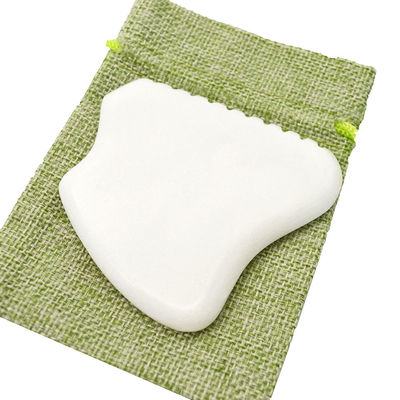 Φυσικό Bian Stone Facial Guasha Scraping Tool Mode No abk-204 Ιδιωτική ετικέτα Gua Sha Jade Therapy Μέσα μασάζ προσώπου