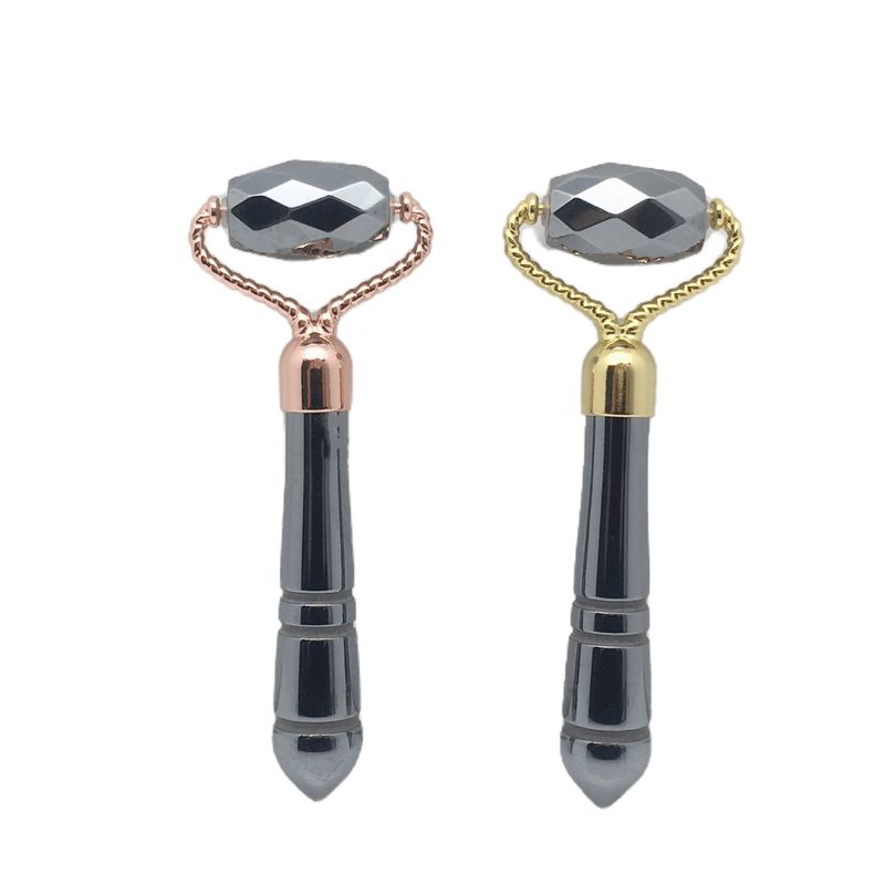 Μασάζ προσώπου Terahertz Stone Face Guasha Roller Energy Stone Facial Massager για φυσική ομορφιά Μασάζ δέρματος και μυών