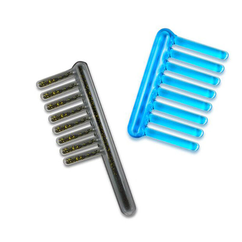 2024 Πιο δημοφιλές Gua Sha Lady Comb Μαύρο/μπλε χτένισμα χτένισμα για τη συντήρηση των μακρών μαλλιών και διπλή λειτουργία πάγο μυς ομορφιά