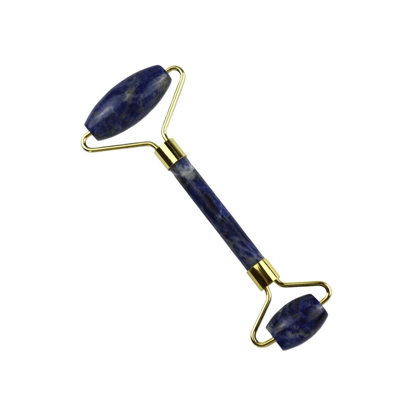 Μπλε Sodalite Face Guasha Roller 100% φυσικό κρυστάλλινο μασάζ Gua Sha για φροντίδα του δέρματος και σπα μασάζ