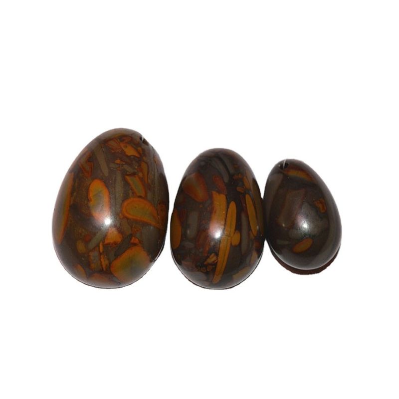 Λουστρωμένα παραδοσιακά φυσικά ωμά αυγά Nuwa Stone Jade Yoni για την υγειονομική περίθαλψη