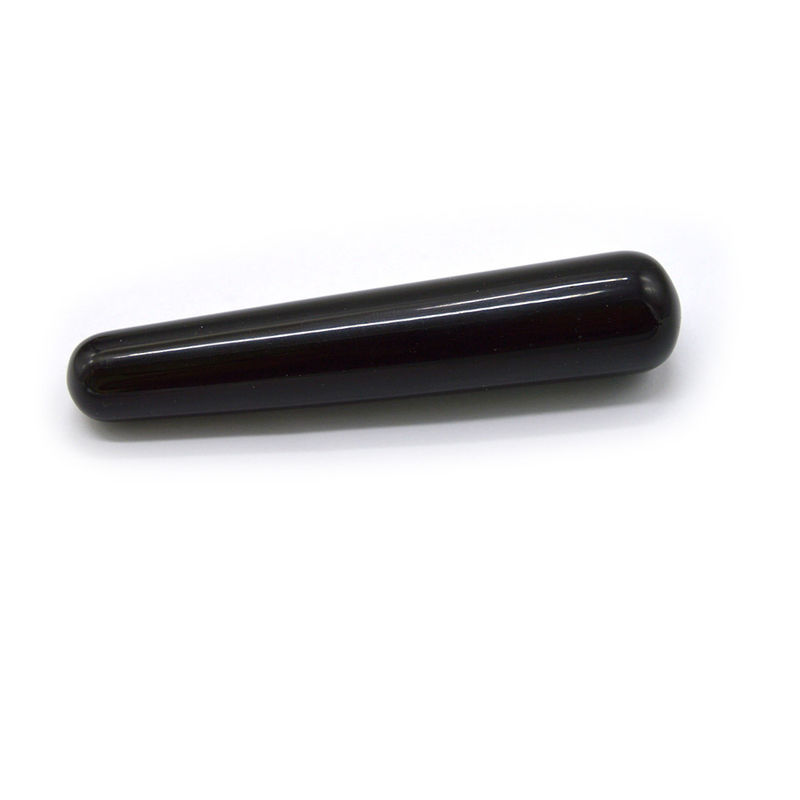 10*2cm Μαύρο Οψιδιανό Yoni Wand Το απόλυτο εργαλείο για την υγεία και το μασάζ των γυναικών