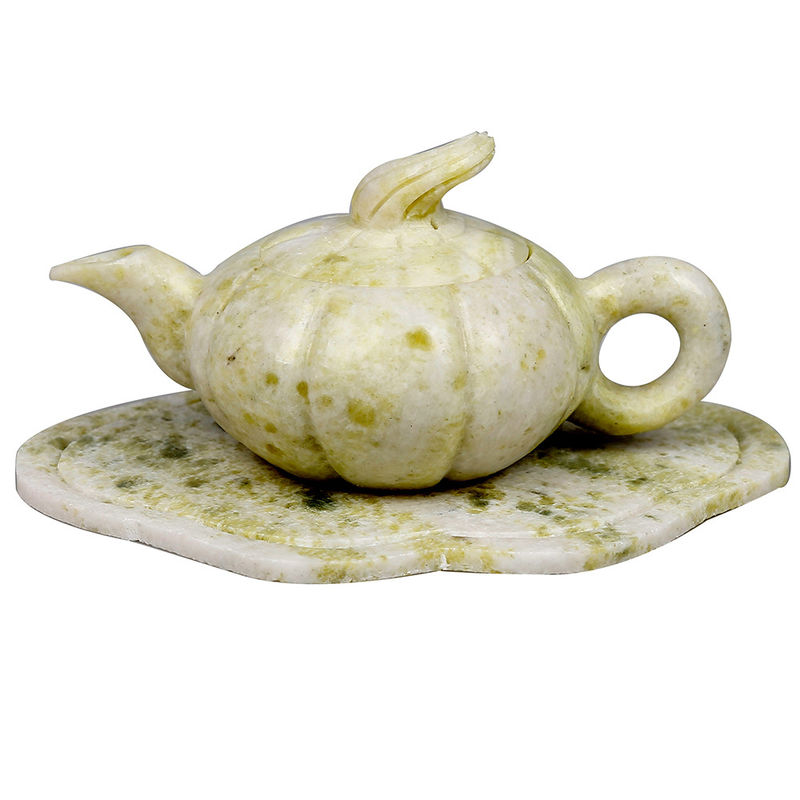 2024 Xiuyu Jade Teapot Ένα σύνολο από φυσικό νεφρίτη για την επιχείρηση δώρο γυαλισμένη τεχνική