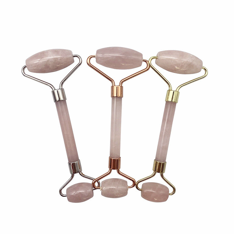 Perfecore Jade Roller Beauty Rose Quartz Guasha Roller Face Neck Gua sha Μέσο μασάζ πέτρα για χειροποίητη χειροτεχνία και φροντίδα του δέρματος