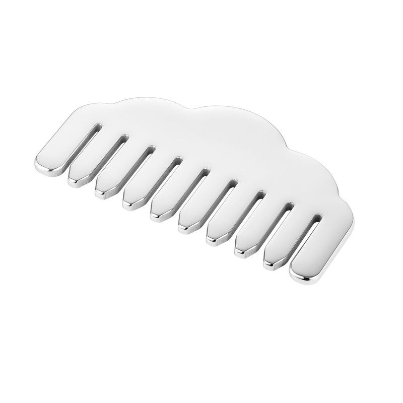 Ατσάλι από ανοξείδωτο χάλυβα Gua Sha Hair Comb Heart Shape Scalp Massage Tool για εξοπλισμό μασάζ κεφαλιού