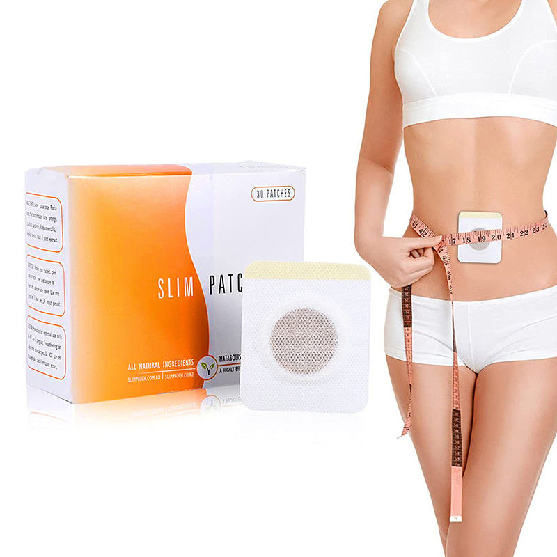 Μασάζ λειτουργία 30pcs μη υφασμένο ύφασμα Fat Burner απώλεια βάρους Detox Slim επίδεσμο για τον ομφαλό αυτοκόλλητο Slimming προϊόντα φροντίδα σώματος