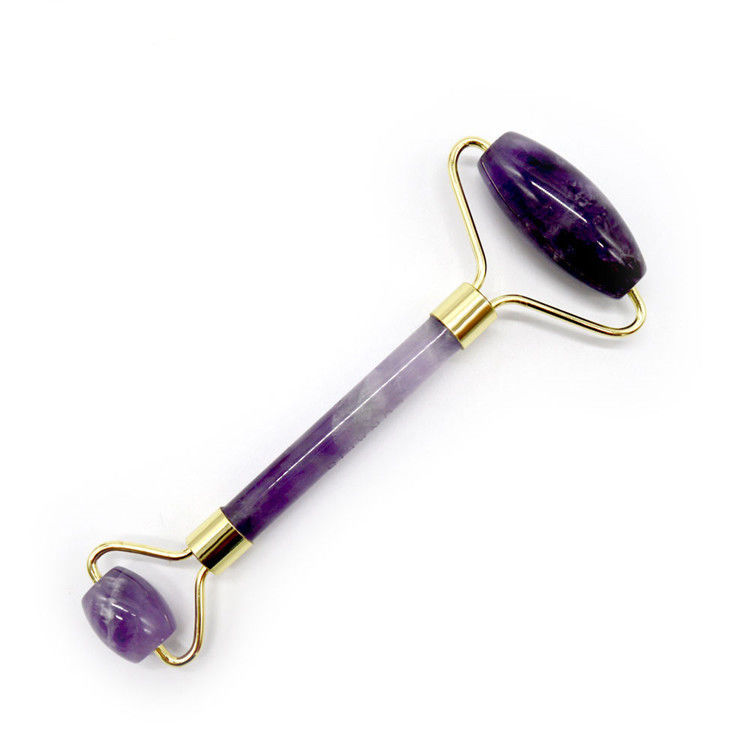 Gua Sha Roller Amethyst Rollers Jade Guasha Roller για ομορφιά Μασάζ προσώπου