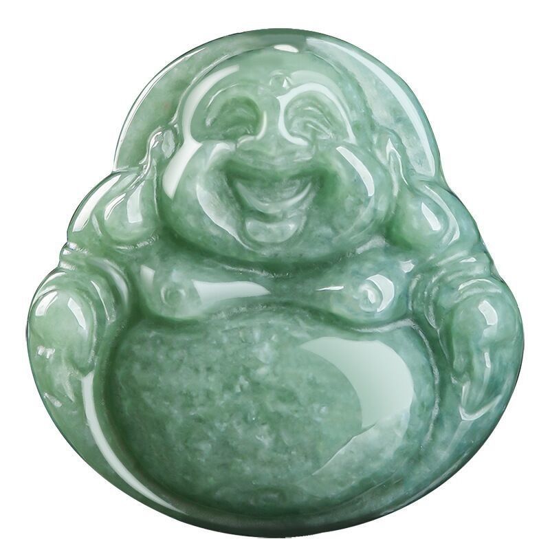 Τέχνη συλλεκτικό υψηλής κατηγορίας jade Buddha χαραγμένο jadeite Buddha παραστατικό για το θέμα κολιέ