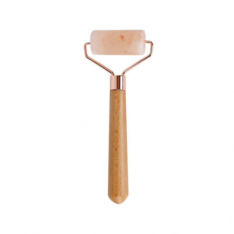 16.5*6.4*2.3cm Φυσικό Himalayan Rock Salt Jade Face Roller για το Face Lifting και την αφαίρεση ρυτίδων