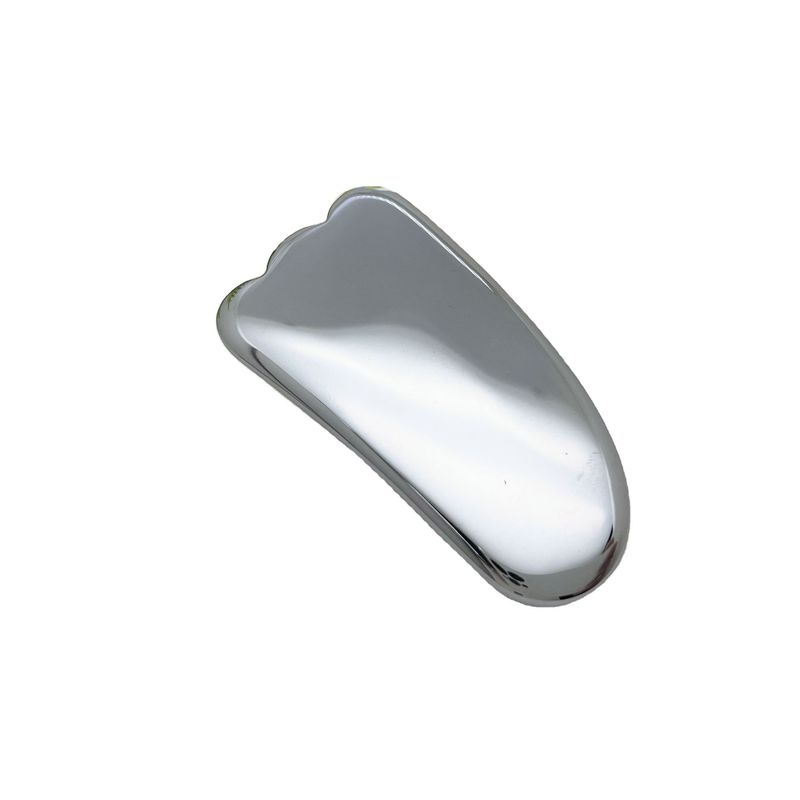 Προσαρμοσμένο λογότυπο διαθέσιμον Silver Terahertz Gua Sha Massage Scraping Tool για το Skin Spa ομορφιά προσώπου