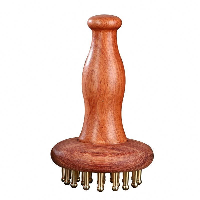 Gua Sha λειτουργία Brass Universal Meridian Μασάζ Comb Μασάζ Σώμα Βούρτσα Γλυκάδα Χαλάρωση Και Ανάπτυξη Μαλλιών Κεφαλομασάζ εργαλείο