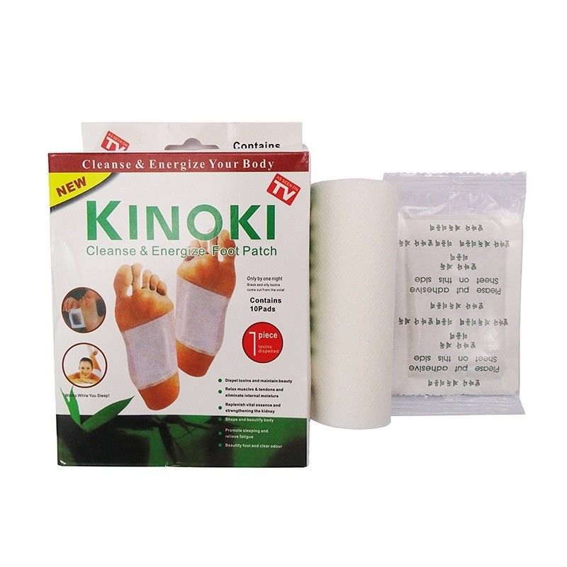 10 Pads Herbal Detox Foot Patches για να κολλήσει στην σόλα του ποδιού 100% φυσικά βότανα ανακούφιση από το στρες και βαθύ ύπνο