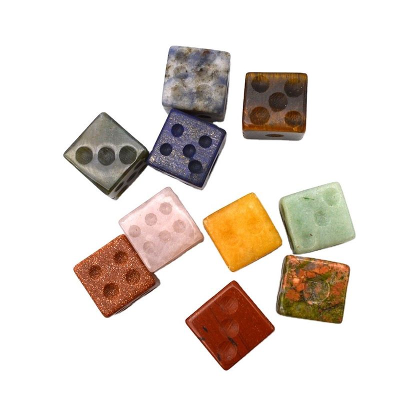 Πάρτε τα χέρια σας σε Gemstone 15mm Cube Dice Ένα must-have για κάθε λάτρη του παιχνιδιού