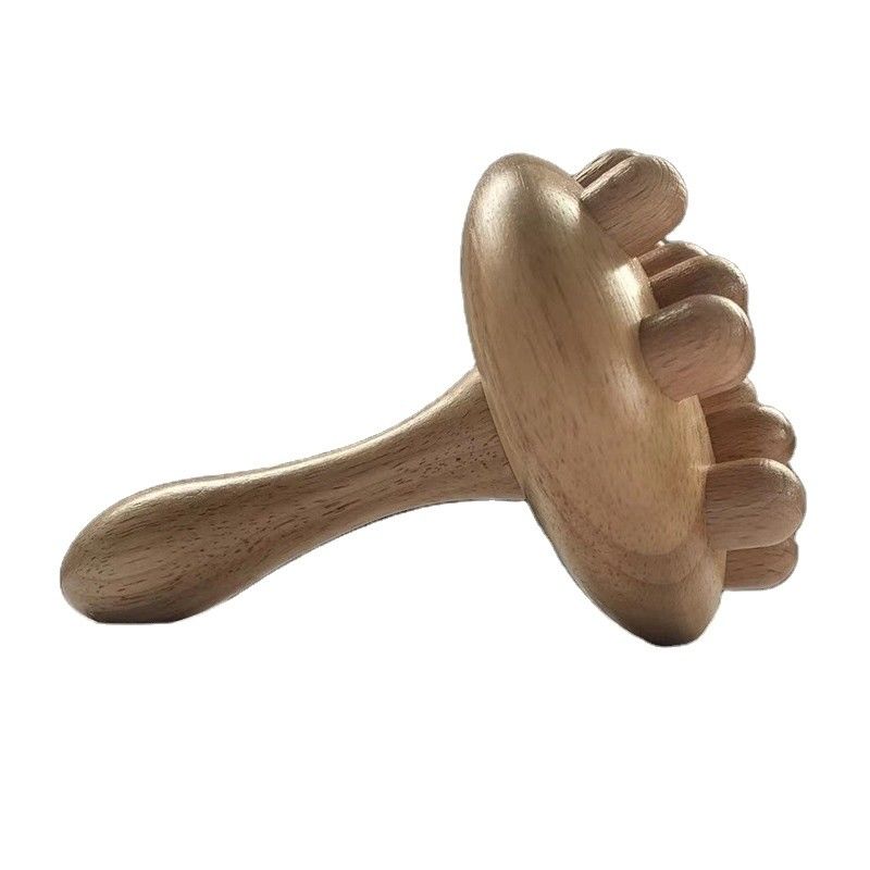 2024 Μανιτάρι Cup Body Contour Roller Λιμφατική αποστράγγιση θεραπεία Gua Sha ξύλινο μασάζ για την απόδοση