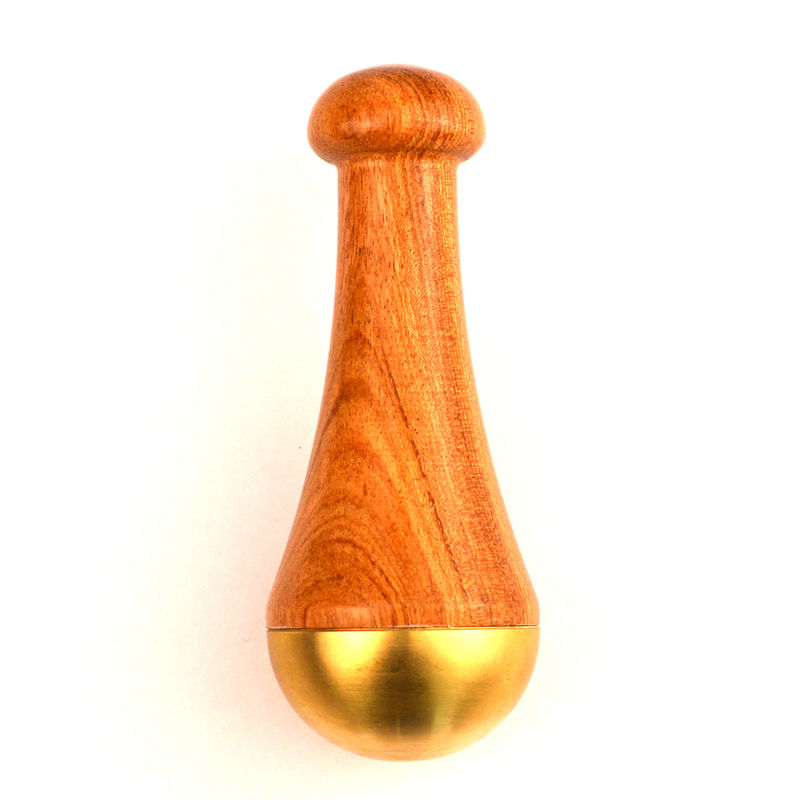Μασάζ Σώματος Χειροκίνητο Kansa Wands Brass Gua Sha Μασάζ Stick με εξατομικευμένο λογότυπο
