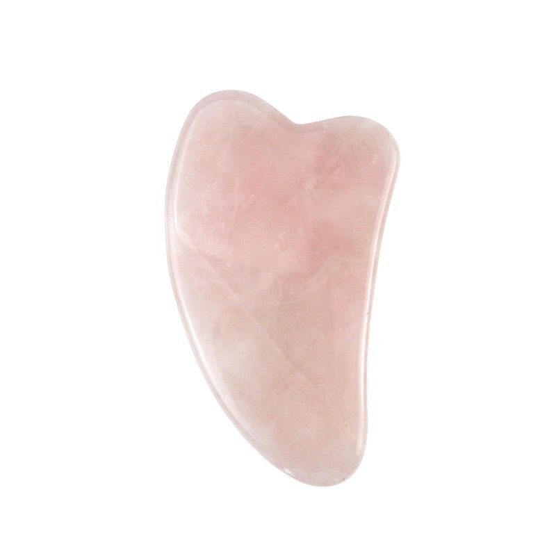 Εργαλείο μυϊκού μασάζ 2024 Rose Quartz Gua Sha Natural Crystal Skin Guasha Μασάζ ομορφιάς για το Face Lifting και την Αντιγήρανση