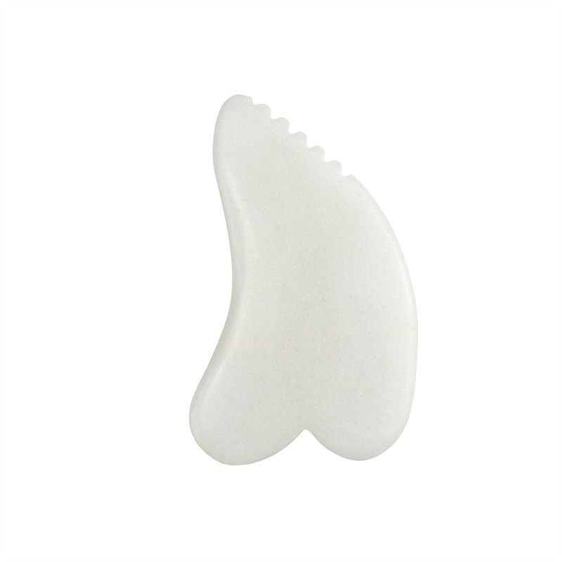 Μασάζ σώματος Gua Sha Scraping Μέσο μασάζ λευκό νεφρίτη Guasha Scraper φύση νεφρίτη πέτρα