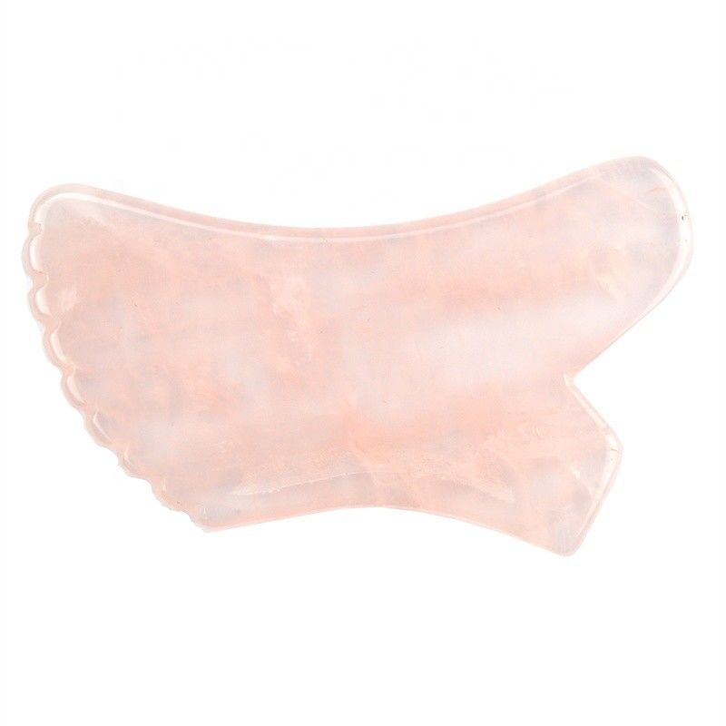 Μασάζ προσώπου 2024 Rose Quartz Gua Sha Stone for Body Self Φροντίδα του δέρματος και εξοπλισμός μασάζ σώματος Ιδιότητες