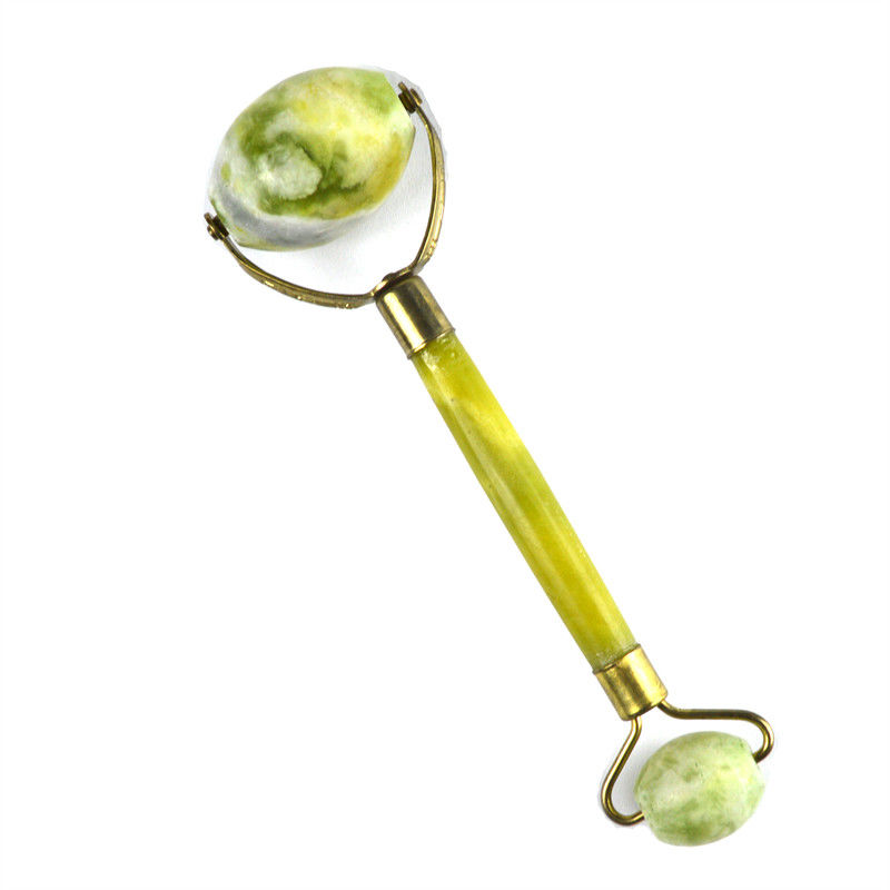 Xiuyan Jade Φροντίδα δέρματος Jade πέτρα προσώπου θεραπεία ματιών δέρματος Tightening σπα απομάκρυνση ρυτίδων Μασάζ Face Roller με λαβή λουλουδιών