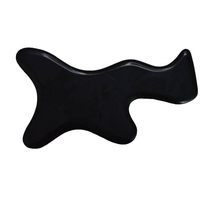 Μαύρη πέτρα Bian Gua Sha Scraping πλακέτα μασάζ για πλήρη σωματική λεμφική αποστράγγιση και ανακούφιση από τον πόνο